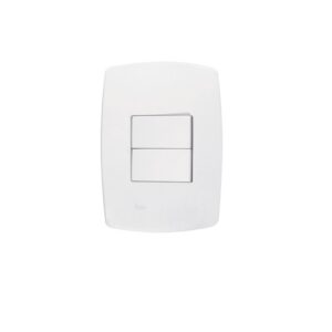 Conjunto 4x2 2 Interruptores Paralelo 10a Perola Branca