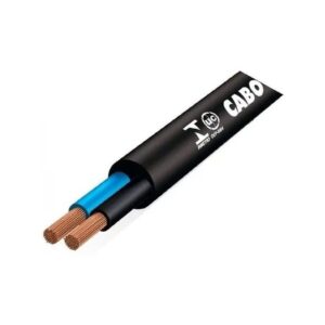 Cabo Pp 2x1mm Preto 1 Metro - Sil