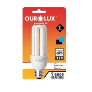 Lâmpada Fluorescente Compacta 3u 11wx220v Branca - Ourolux