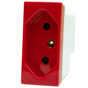Modulo Tomada 20A Vermelha N1136.2-VM - Unno