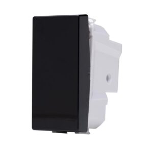 Modulo Interruptor Simples Preto N1101-PT - Unno