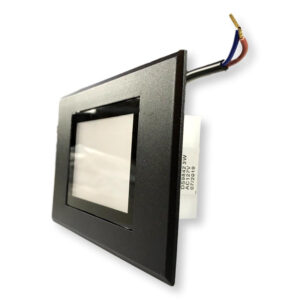 Balizador Retangular LED 6W Amarelo Bivolt Preto IP65 Delis