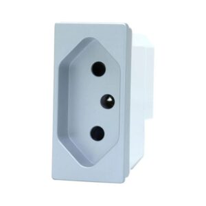 Modulo Tomada 20A Prata N1136.2-PR - Unno