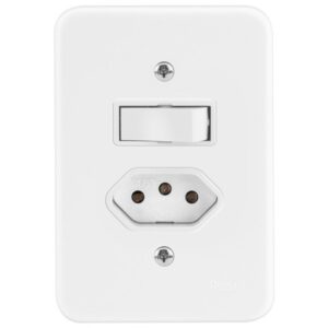 Conjunto Sobrepor Interruptor Simples - Dexson