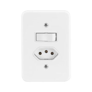 Conjunto Sobrepor Interruptor Simples - Dexson