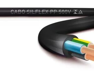 Cabo Pp 3x6mm Preto Sil - 1 Metro