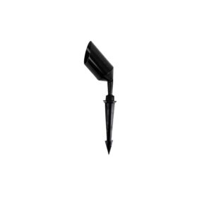 Espeto Para Jardim 1 MR16 Pvc Preto IP65 - Delis