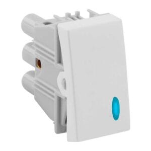 Modulo Interruptor Paralelo Branco Com Base Para Led 30203-3