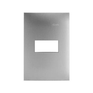Placa 4x2 1 Posto Aluminio 35611-34 - Simon 30