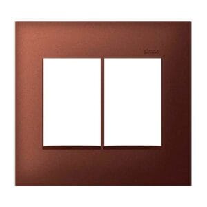 Placa 4x4 3+3 Postos Aço Corten 35613-65 - Simon 30