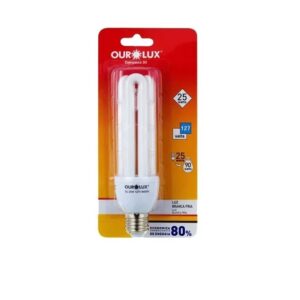 Lâmpada Fluorescente Compacta 3u 25wx110v Branca - Ourolux