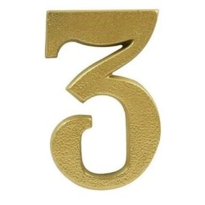 Numero Residencial Colonial 3  - Caiado