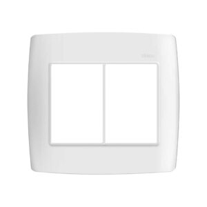 Placa 4x4 3+3 Postos Branco 30913-50 - Simon 30