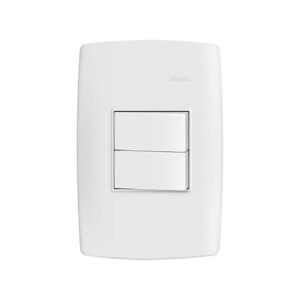 Conjunto 4x2 De 2 Interruptor Simples Branco 30935-30 - Simo
