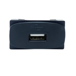 Modulo Tomada Usb 85372 Alumbra Black