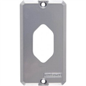 Placa Para Condulete De 1/2 E 3/4 1 Tomada Hexagonal - Wetze