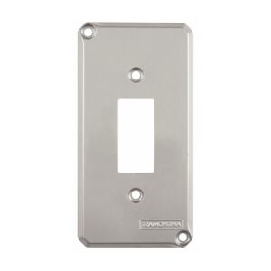 Placa Para Condulete De 1  - 1 Tecla - Wetzel