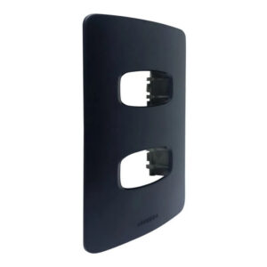 Placa 4x2 2 Postos 85692 Alumbra Gracia Black