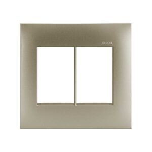 Placa 4x4 3+3 Postos Aluminio 35613-54 - Simon 30