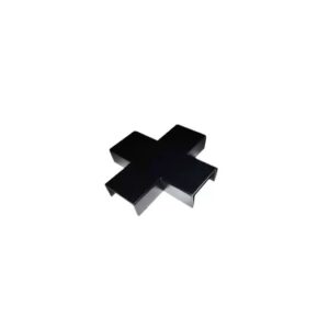 Cruzeta Para Canaleta Preto 20mm 85171 - Pro Facil