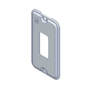 Placa Para Condulete De 1/2 E 3/4 - 1 Tecla - Poliwetzel