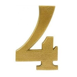 Número Residencial Mini Apt 4 - Caiado