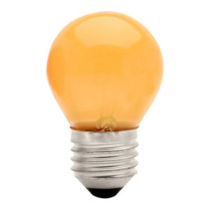 Lâmpada Bolinha 15w 220v Amarela E27 - Sadokin