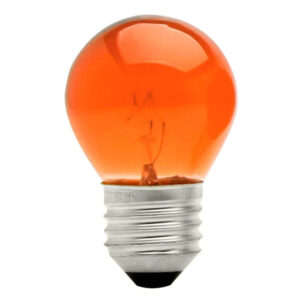 Lâmpada Bolinha 15w 220v Laranja E27 - Sadokin