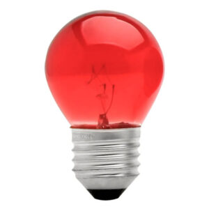Lâmpada Bolinha 15w 220v Vermelha E27 - Sadokin