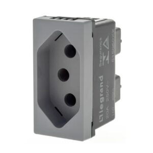 Modulo Tomada 20A Cinza 615060CZ - Pial Plus +