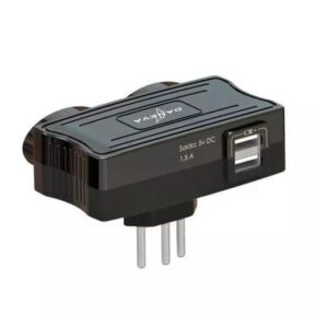 Carregador 2 Usb + 2 Tomada 2P+T 10A Pink - Daneva