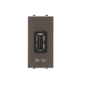 Modulo Tomada USB 2A Preto N2185.2-AN - Zenit