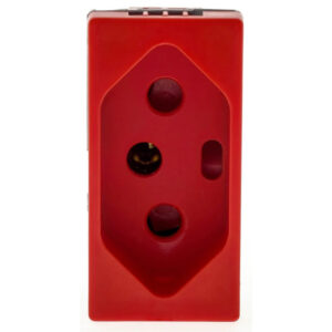 Modulo Tomada 20A Vermelha Dedicada 615082VM - Pial Plus +