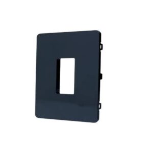 Placa 4x2 1 Posto Vertical Preta N1371.1V-PT - Unno