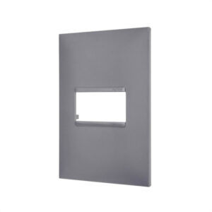 Placa 4x2 1 Posto Horizontal Cinza 618501CZ - Pial Plus +