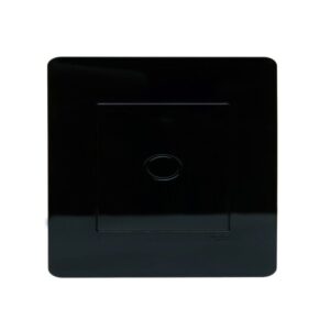 Placa 4x4 Cega Preta N1670-PT - Unno