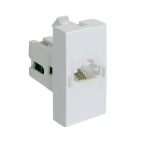 Modulo Tomada RJ11 4 Fios Branca 85023 - Alumbra Pro