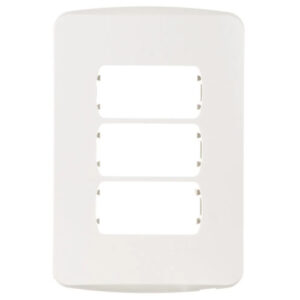 Placa 4x2 3 Postos Branco - Blux Home