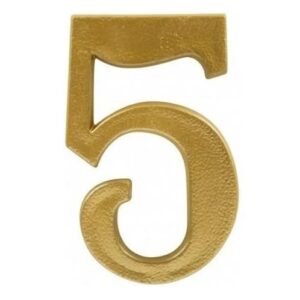 Numero Residencial Colonial 5  - Caiado