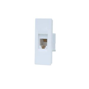 Modulo Tomada RJ11 4 Fios Branca N1117-BL - Unno