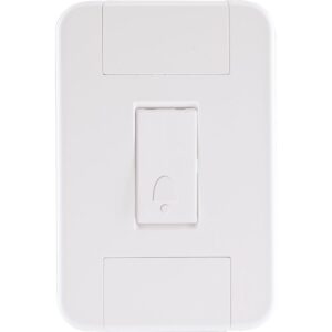 Conjunto 4x2 De 1 Interruptor Pulsador Campainha Branco 3093