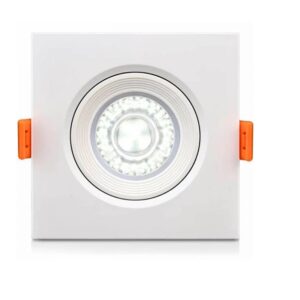 Spot de LED Quadrado 7W Branco Bivolt - Opus