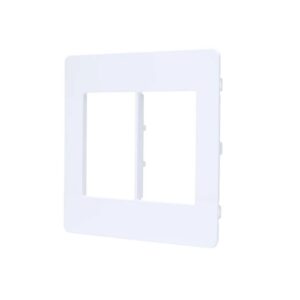 Placa 4x4 3+3 Postos Branca N1673.6-BL - Unno