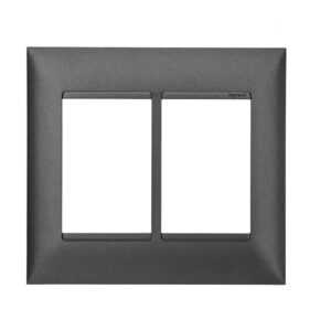 Placa 4x4 3+3 Postos Preto Onix 618516PO - Pial Plus +