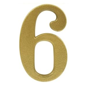 Número Residencial Mini Apt 6/9 - Caiado