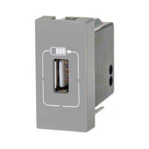 Modulo Carregador USB 1100mA Cinza 615088CZ - Pial Plus +