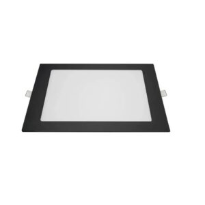Painel de LED Embutir Quadrado Branca 24W Preta - Bellalux