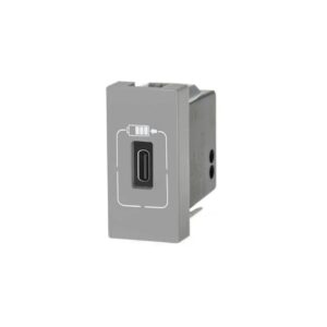 Modulo Carregador USB 1500mA Tipo C Cinza 615097CZ PialPlus+