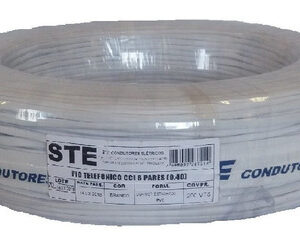 Cabo CCI 6 Pares 0,4 Com 200Mts Cinza - STE