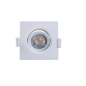 Spot Superled Embutir Movel Quadrado 5W Amarelo Bivolt - CTB